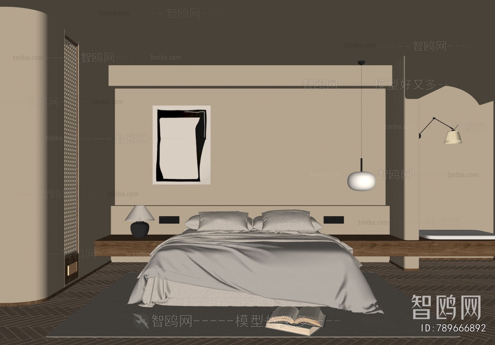 Wabi-sabi Style Bedroom