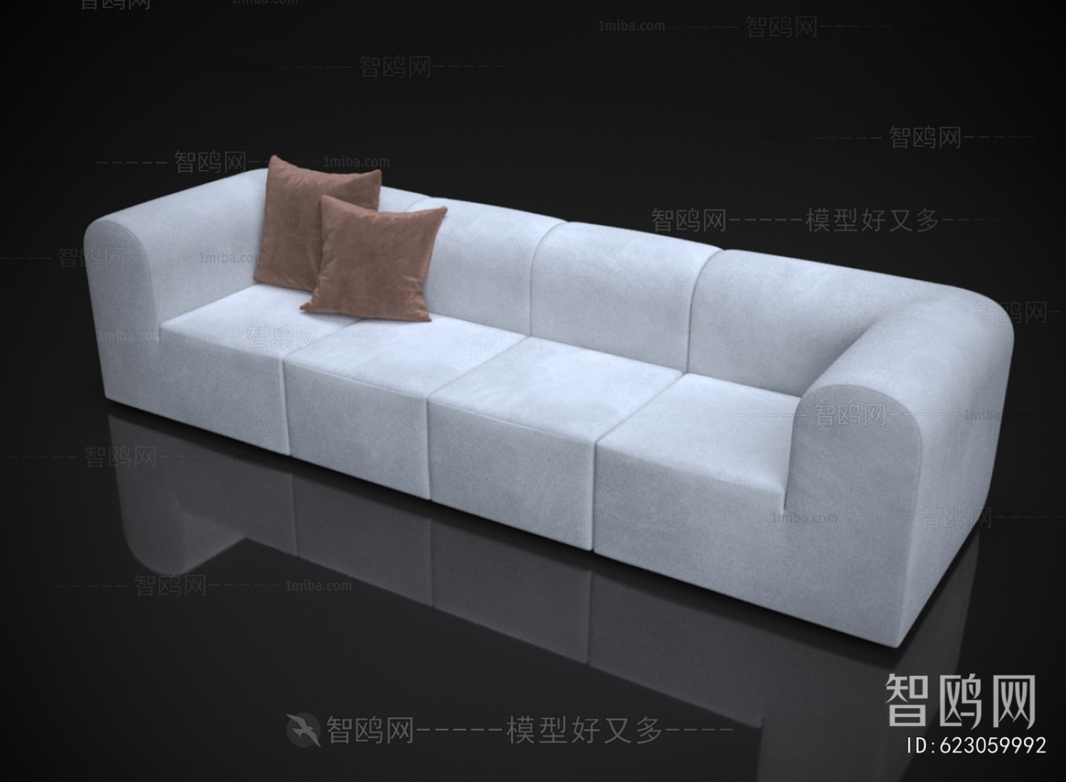 Modern Multi Person Sofa