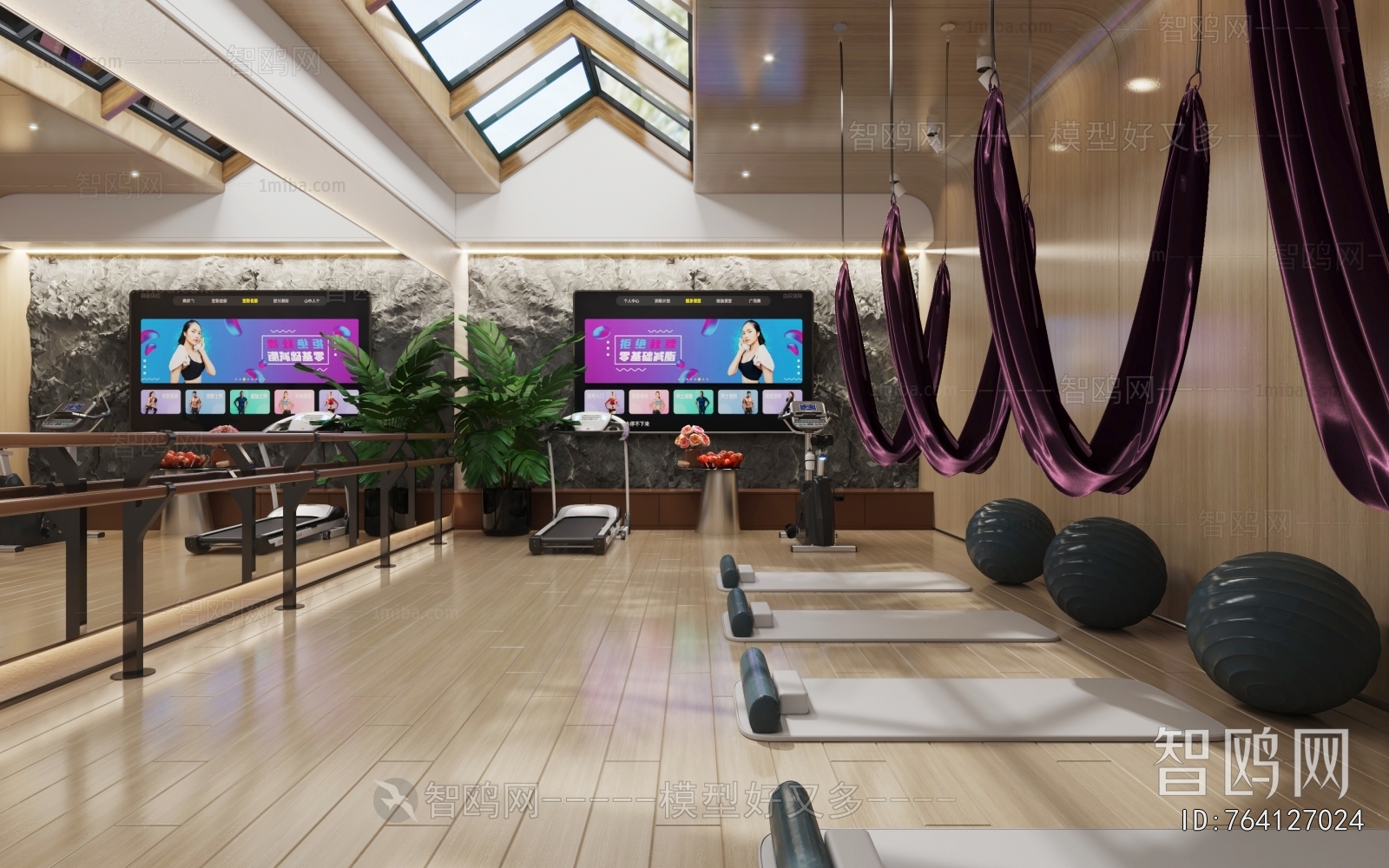 Modern Yoga Room