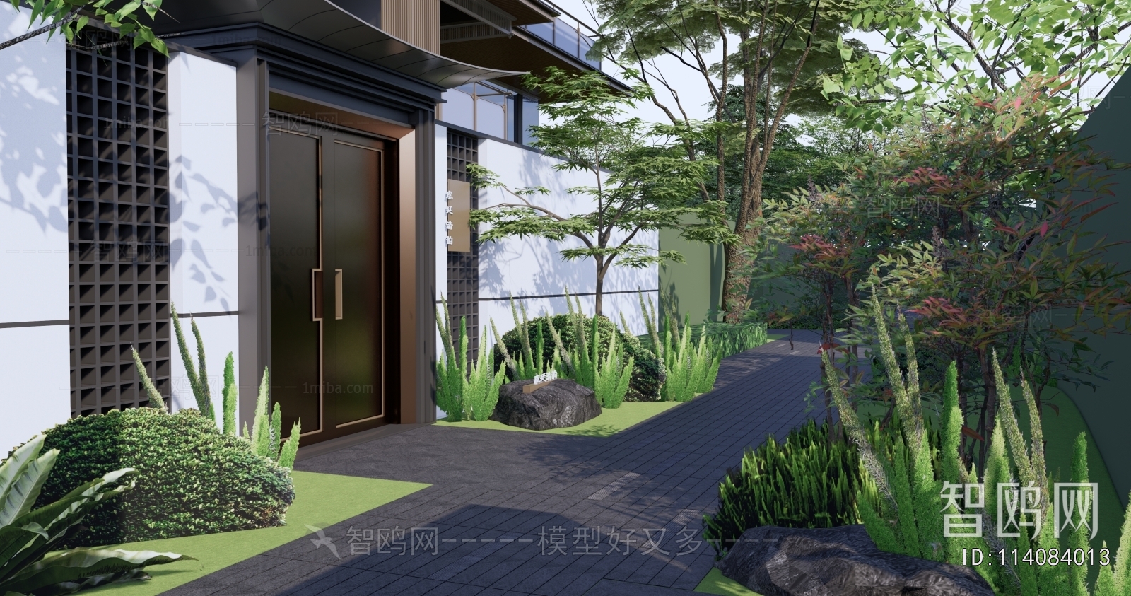 New Chinese Style Courtyard/landscape