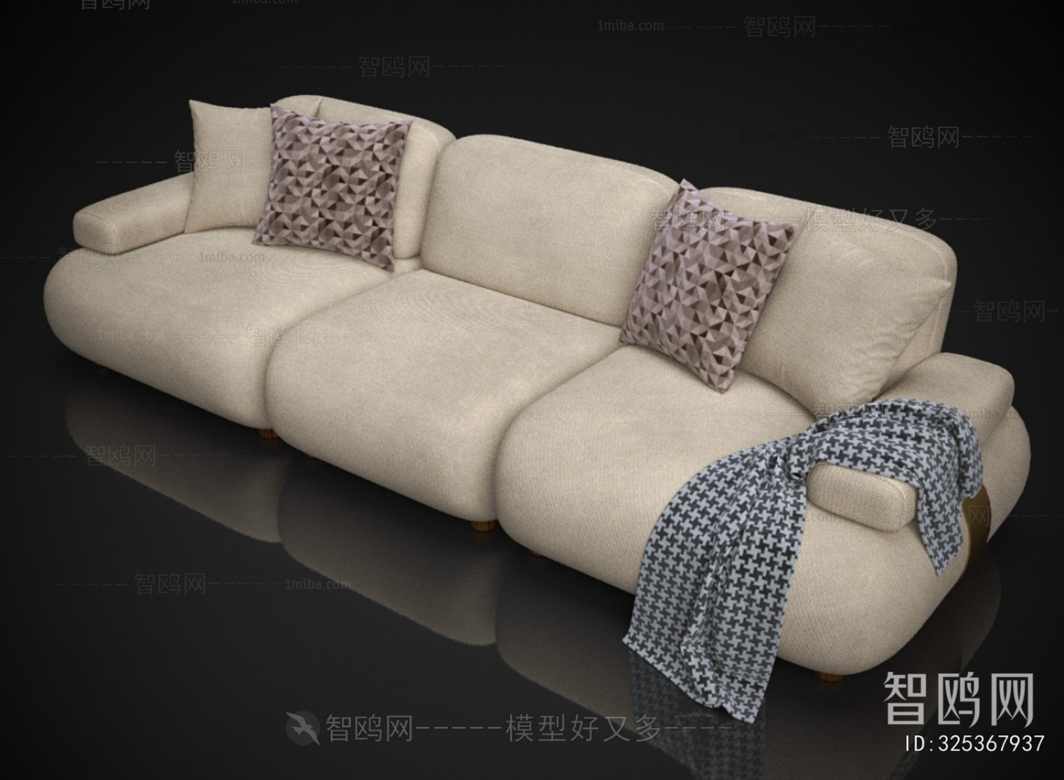 Modern Three-seat Sofa