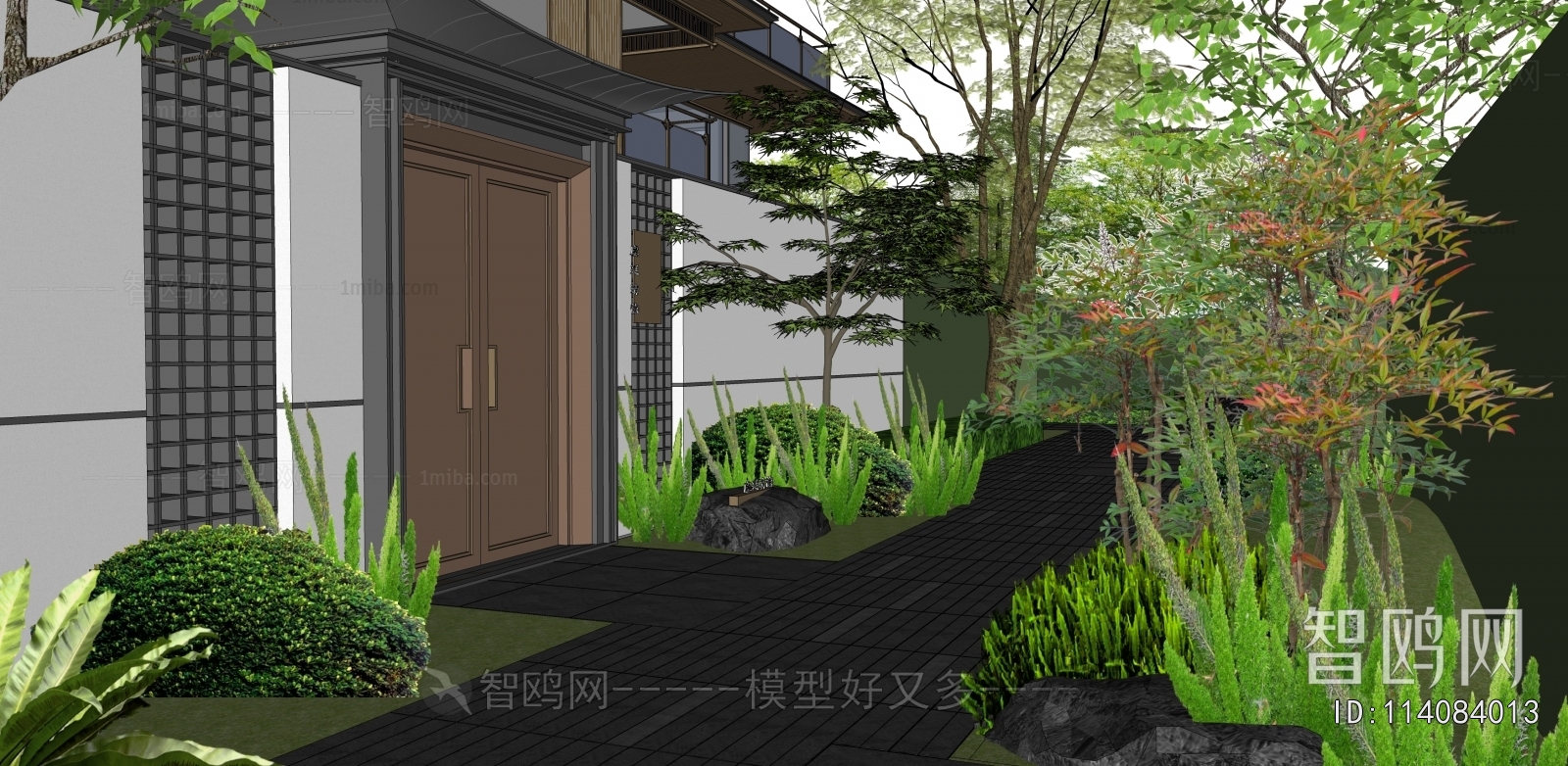 New Chinese Style Courtyard/landscape