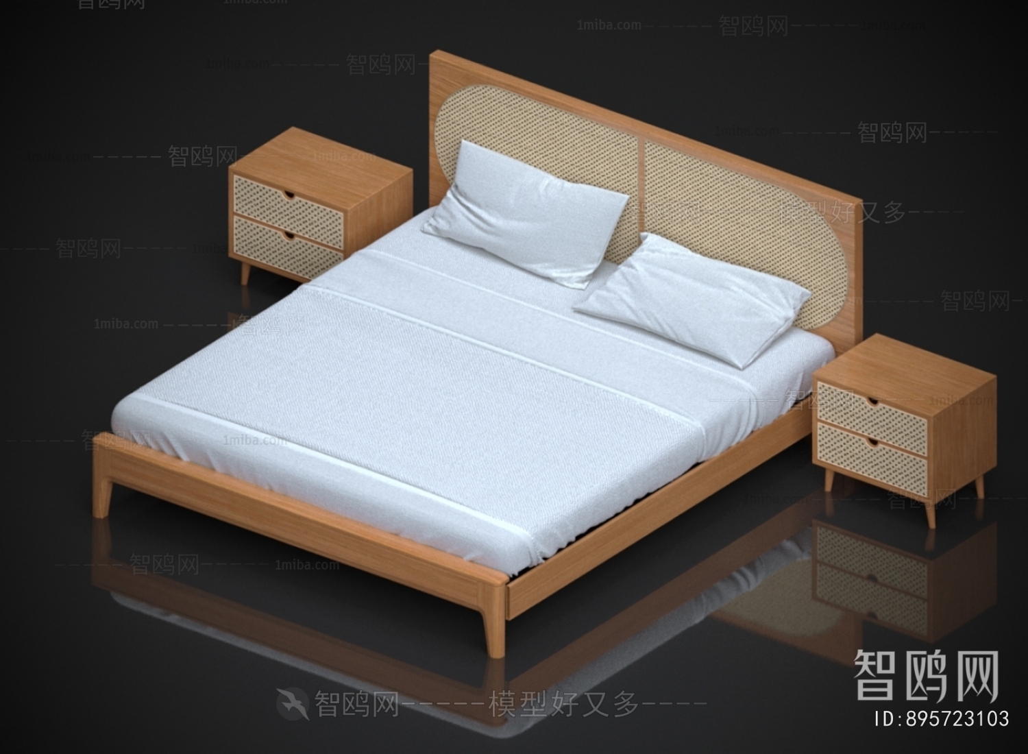 Nordic Style Double Bed