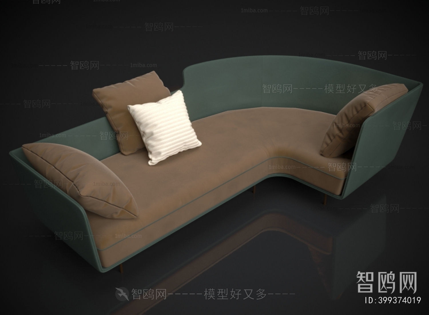 Modern Curved Sofa