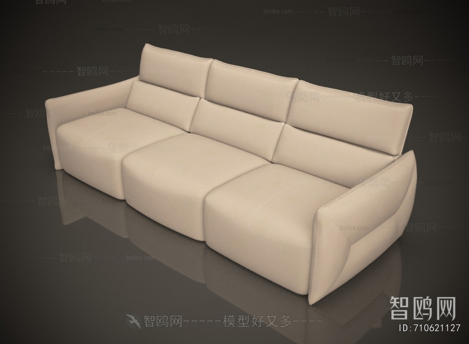 Modern Three-seat Sofa