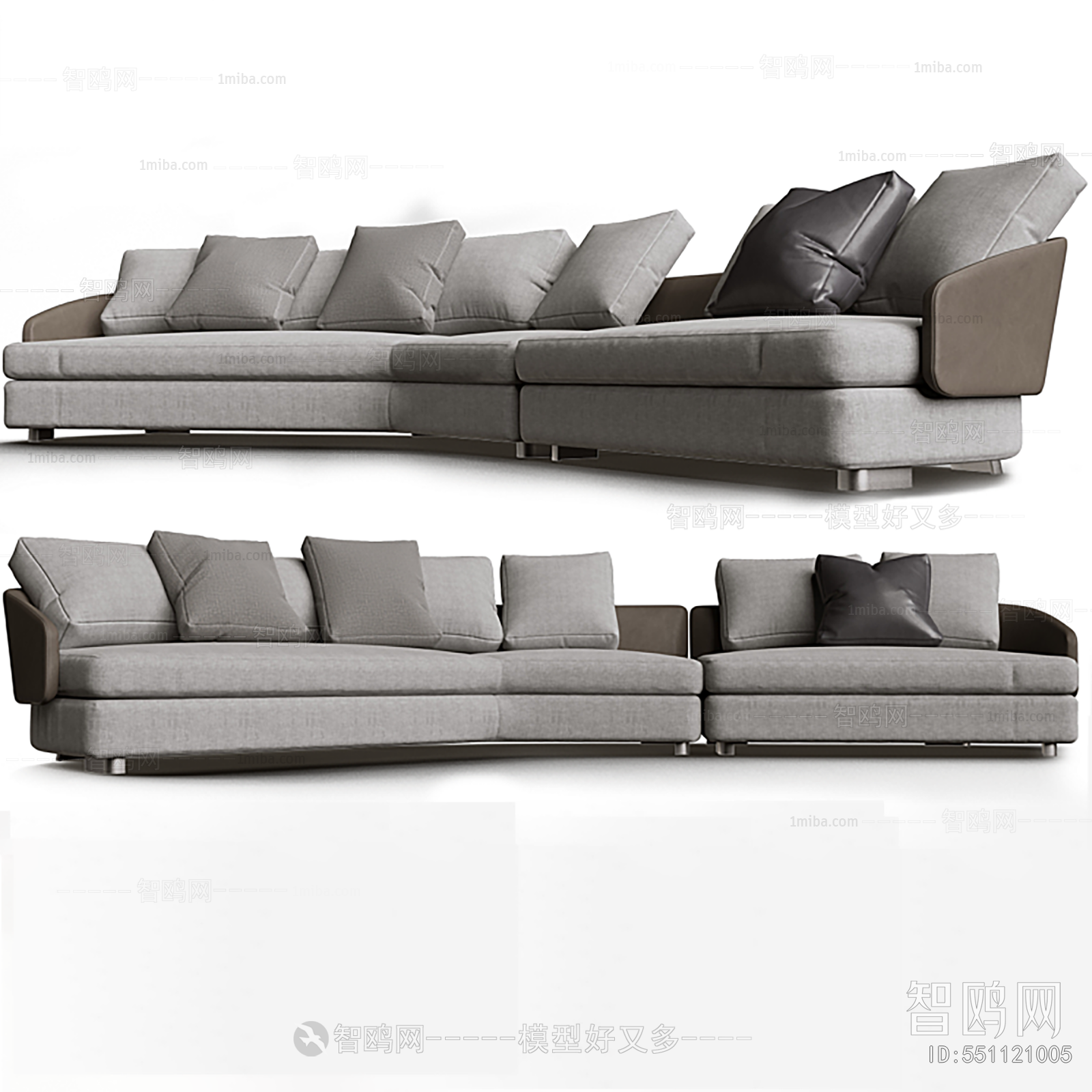 Modern Curved Sofa