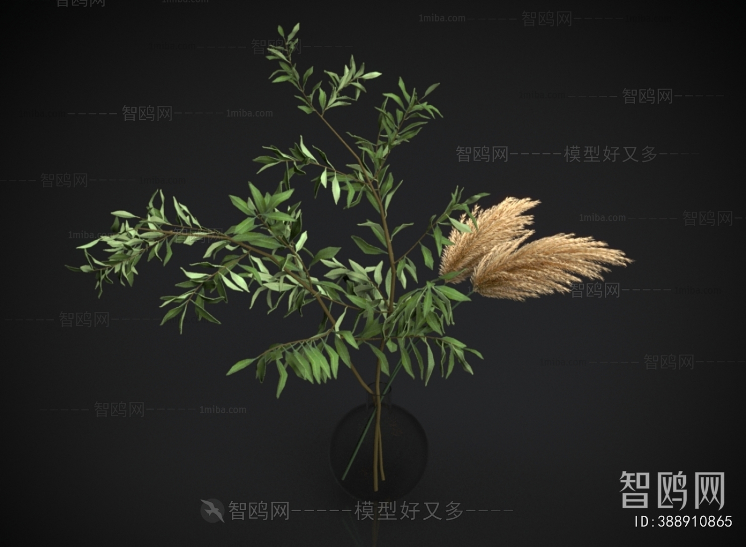 现代落地绿植盆栽