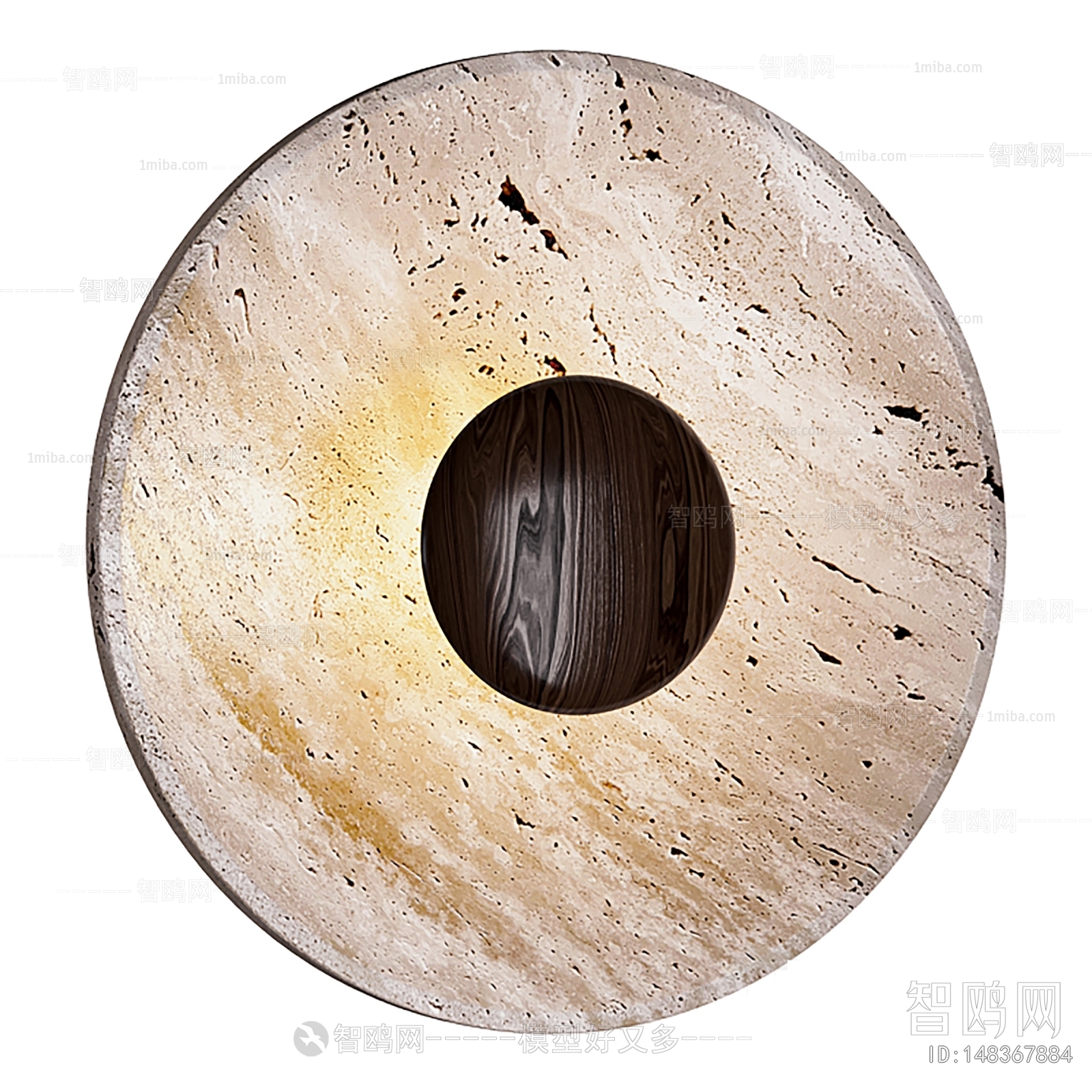 Wabi-sabi Style Wall Lamp