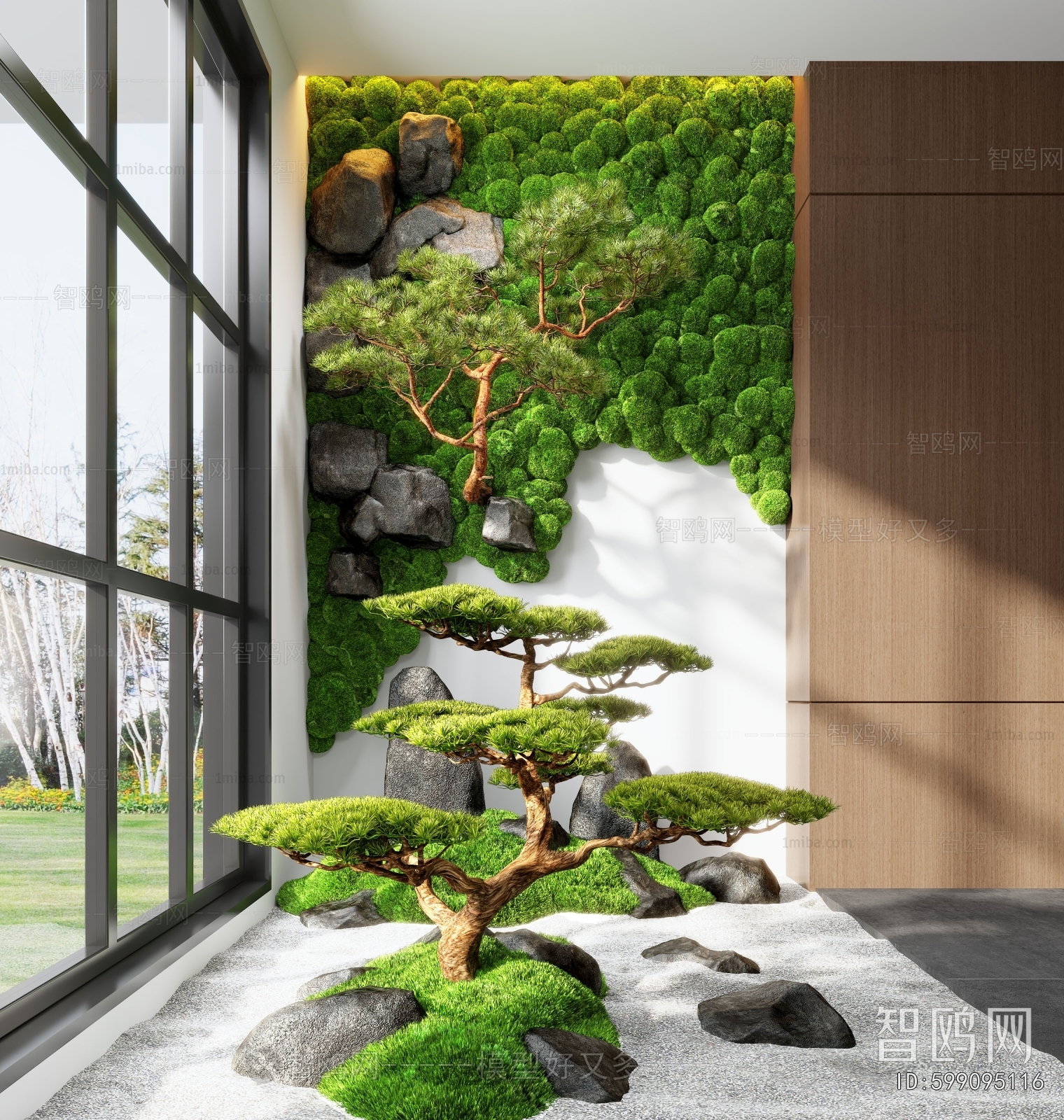 New Chinese Style Plant Landscaping