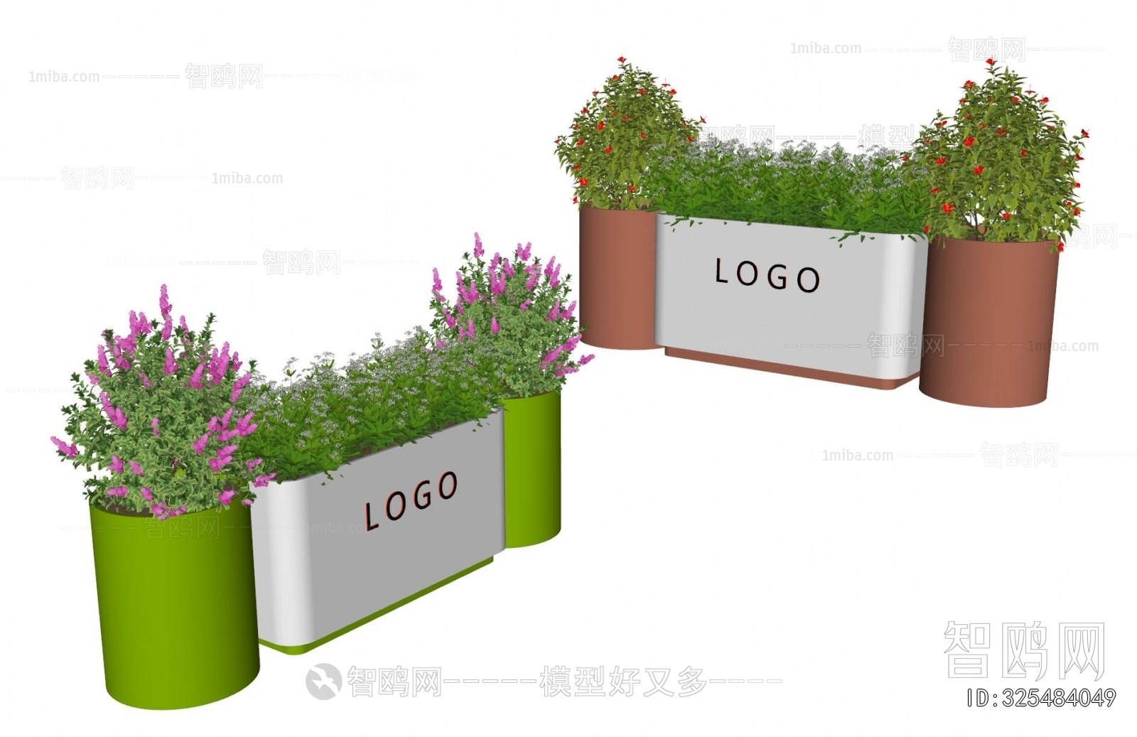 Modern Flower Bed, Flower Bowl, Flower Box