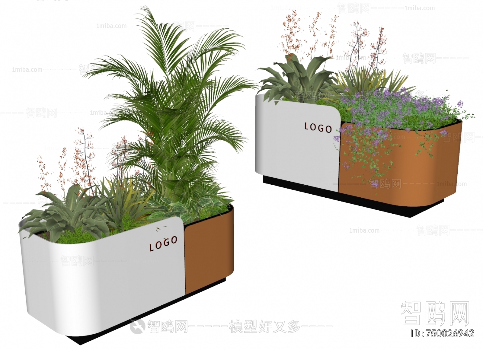 Modern Flower Bed, Flower Bowl, Flower Box