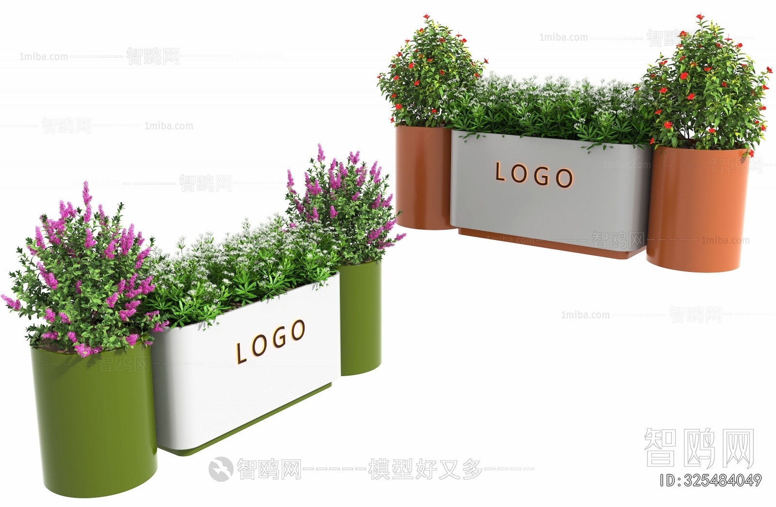 Modern Flower Bed, Flower Bowl, Flower Box