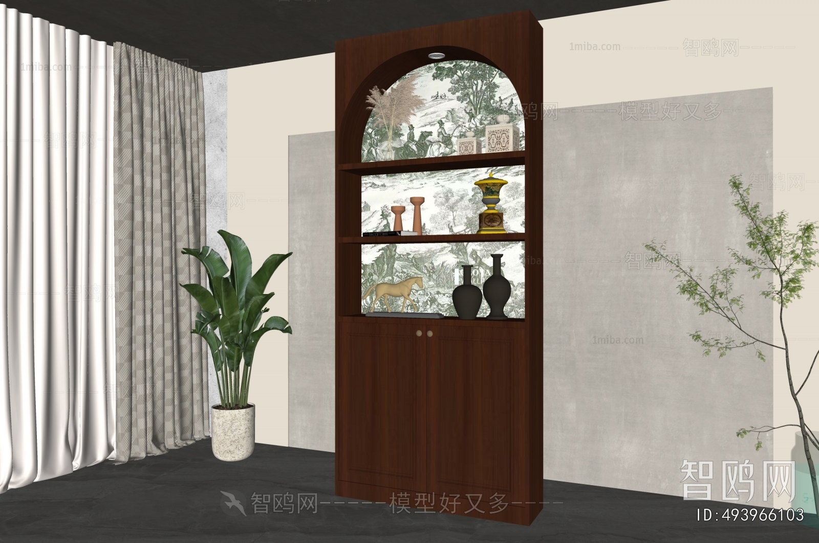 American Style Decorative Cabinet