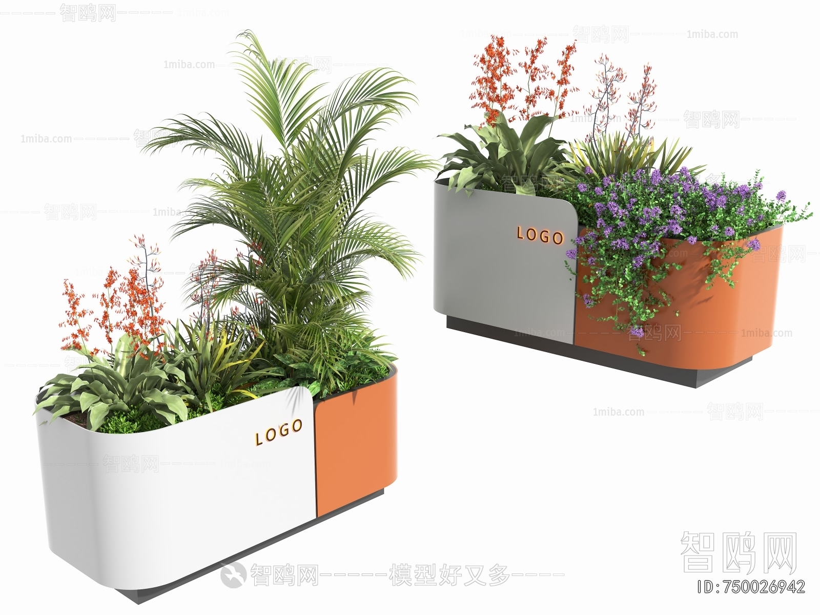 Modern Flower Bed, Flower Bowl, Flower Box