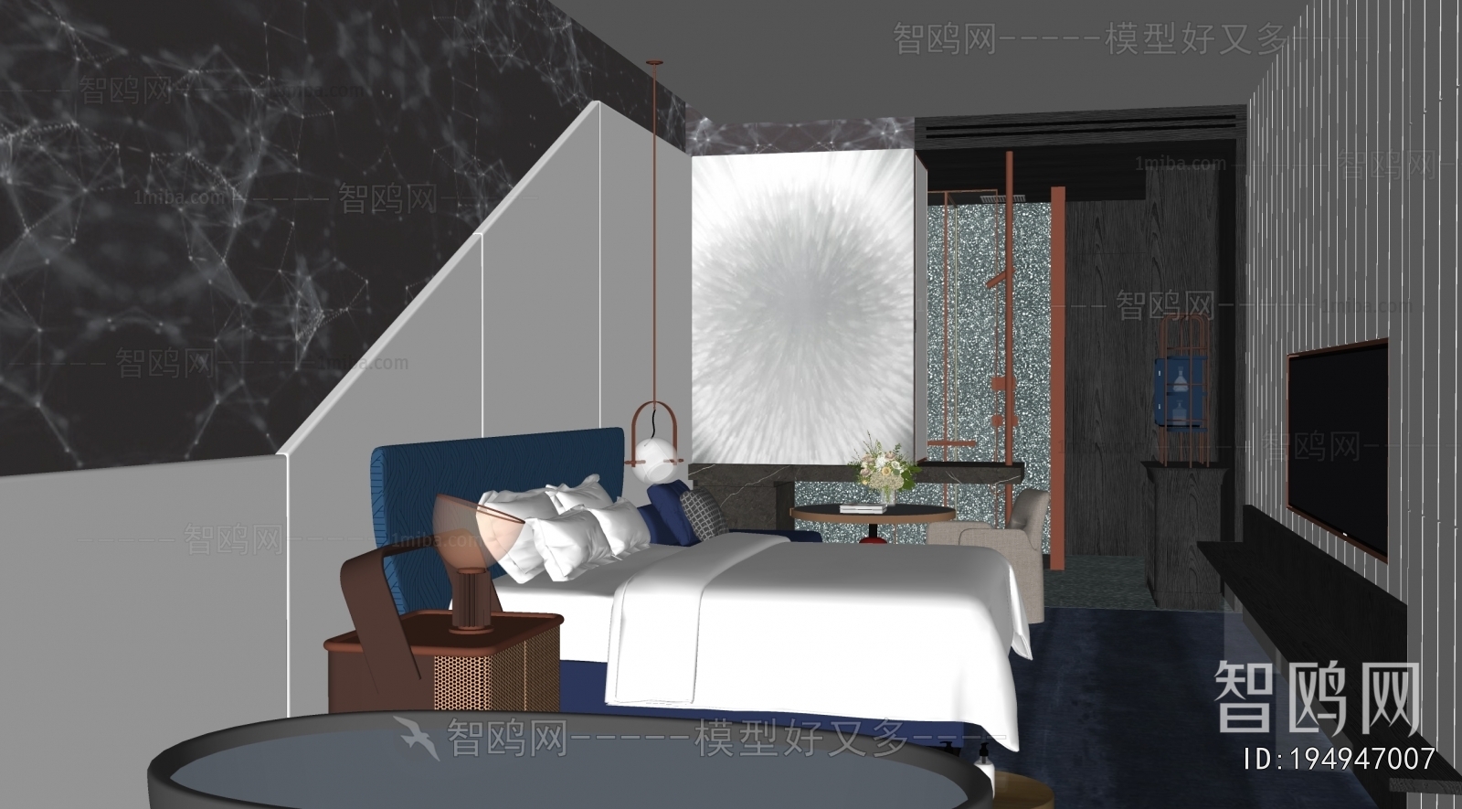 Modern Guest Room