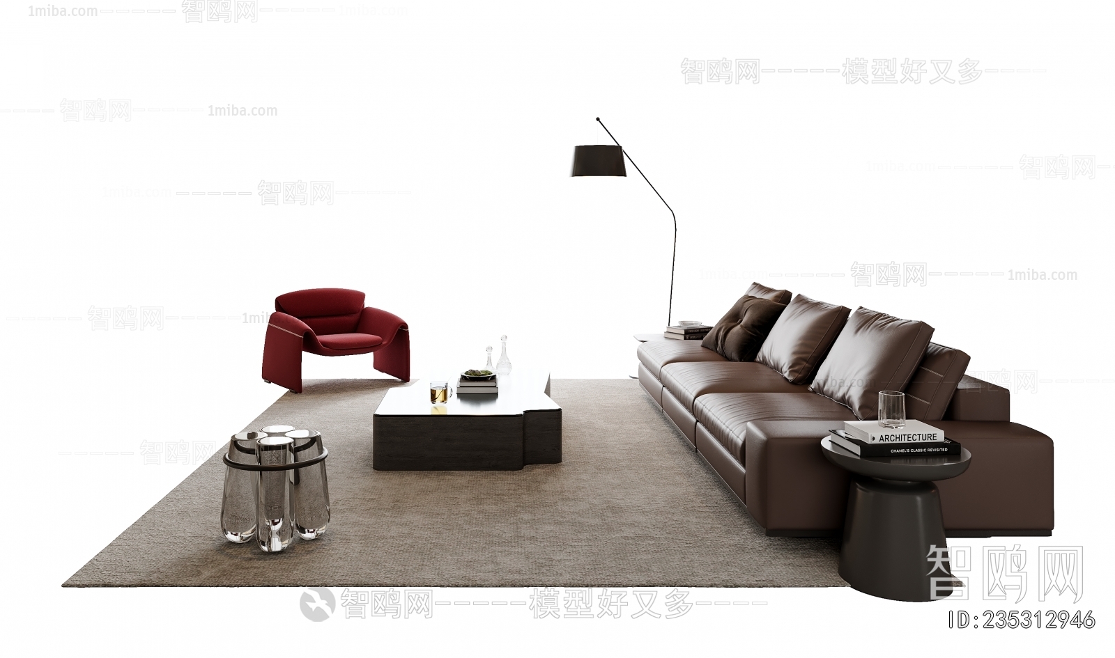 Modern Three-seat Sofa