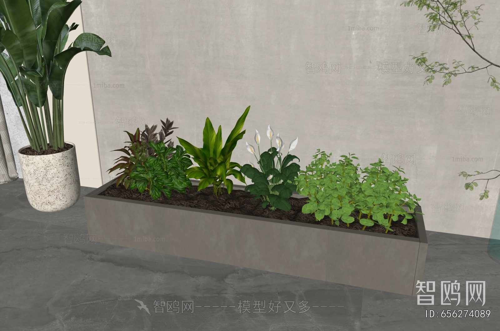 Modern Flower Bed, Flower Bowl, Flower Box