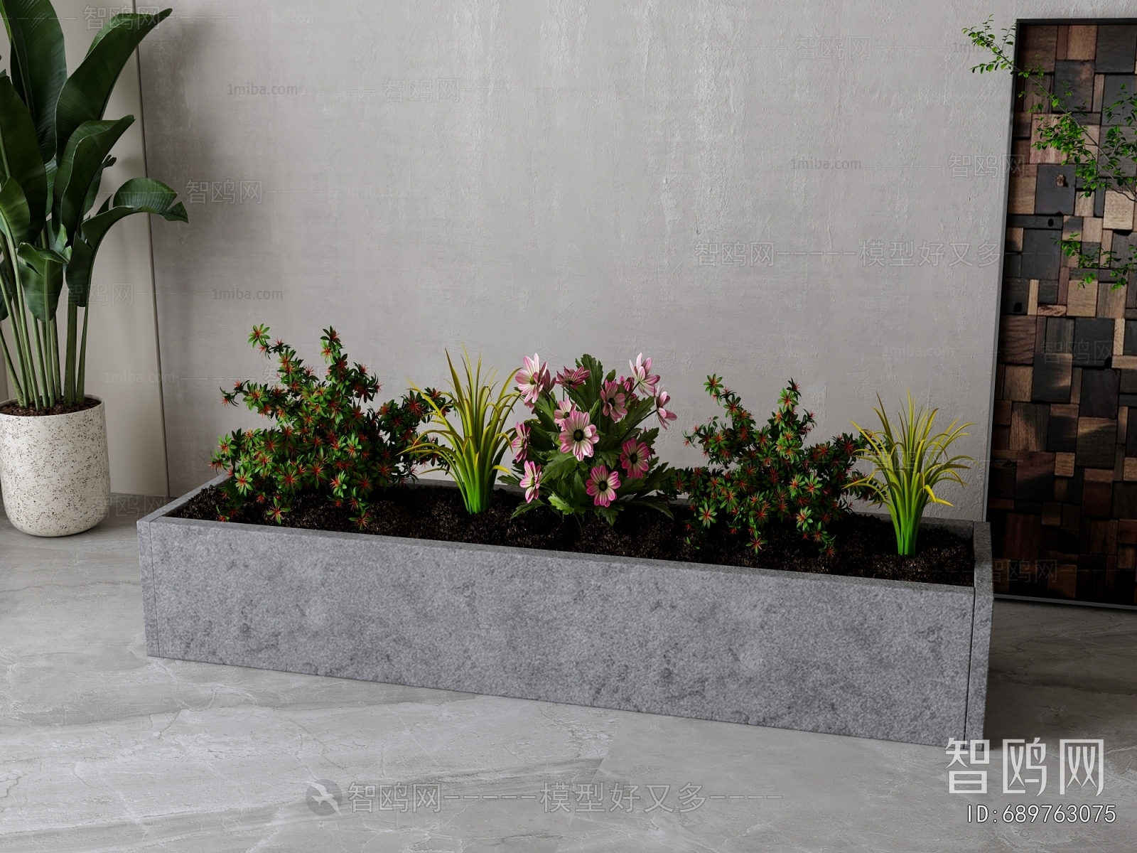 Modern Flower Bed, Flower Bowl, Flower Box