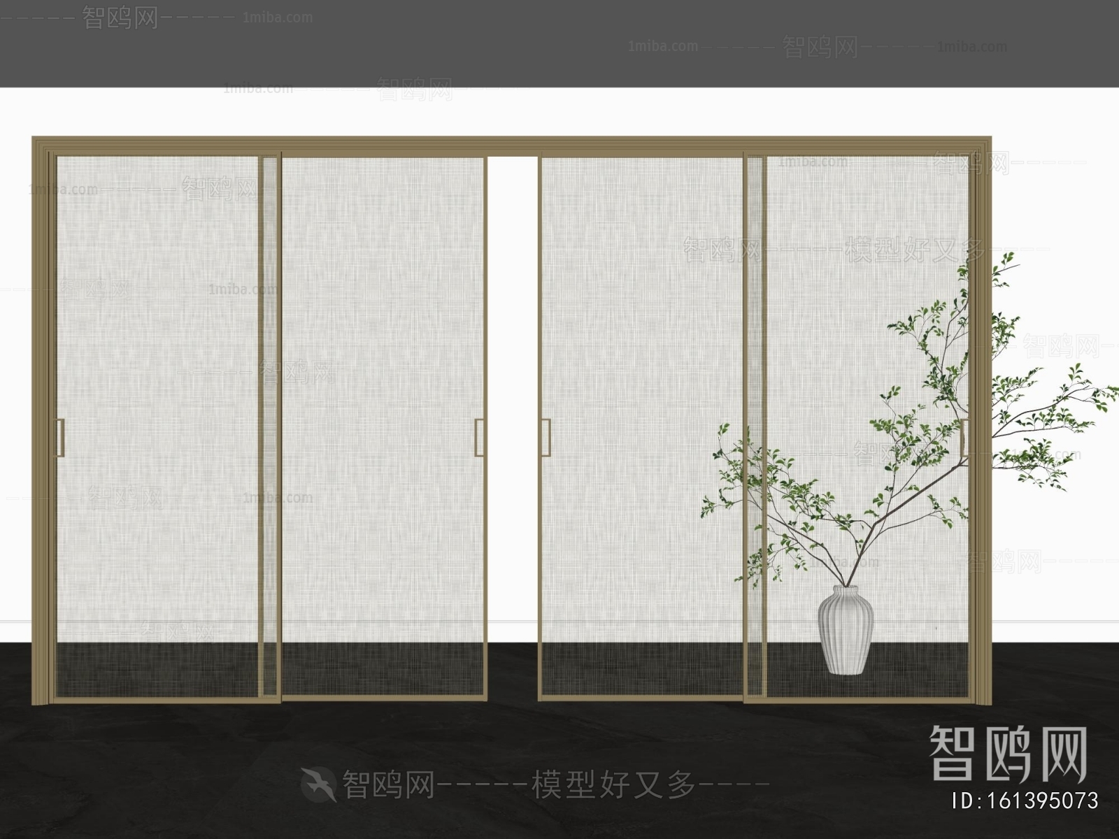 New Chinese Style Sliding Door