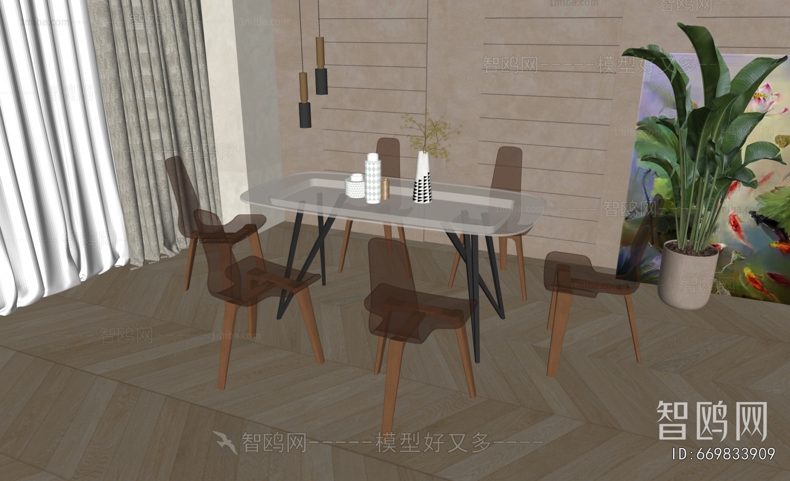 Modern Dining Table And Chairs