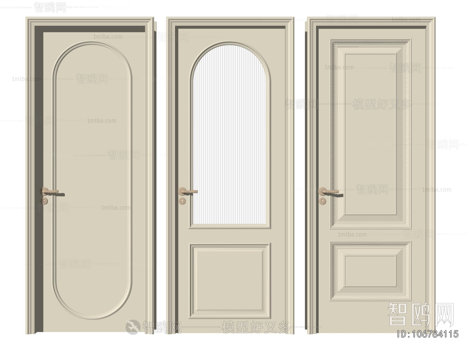 French Style Single Door