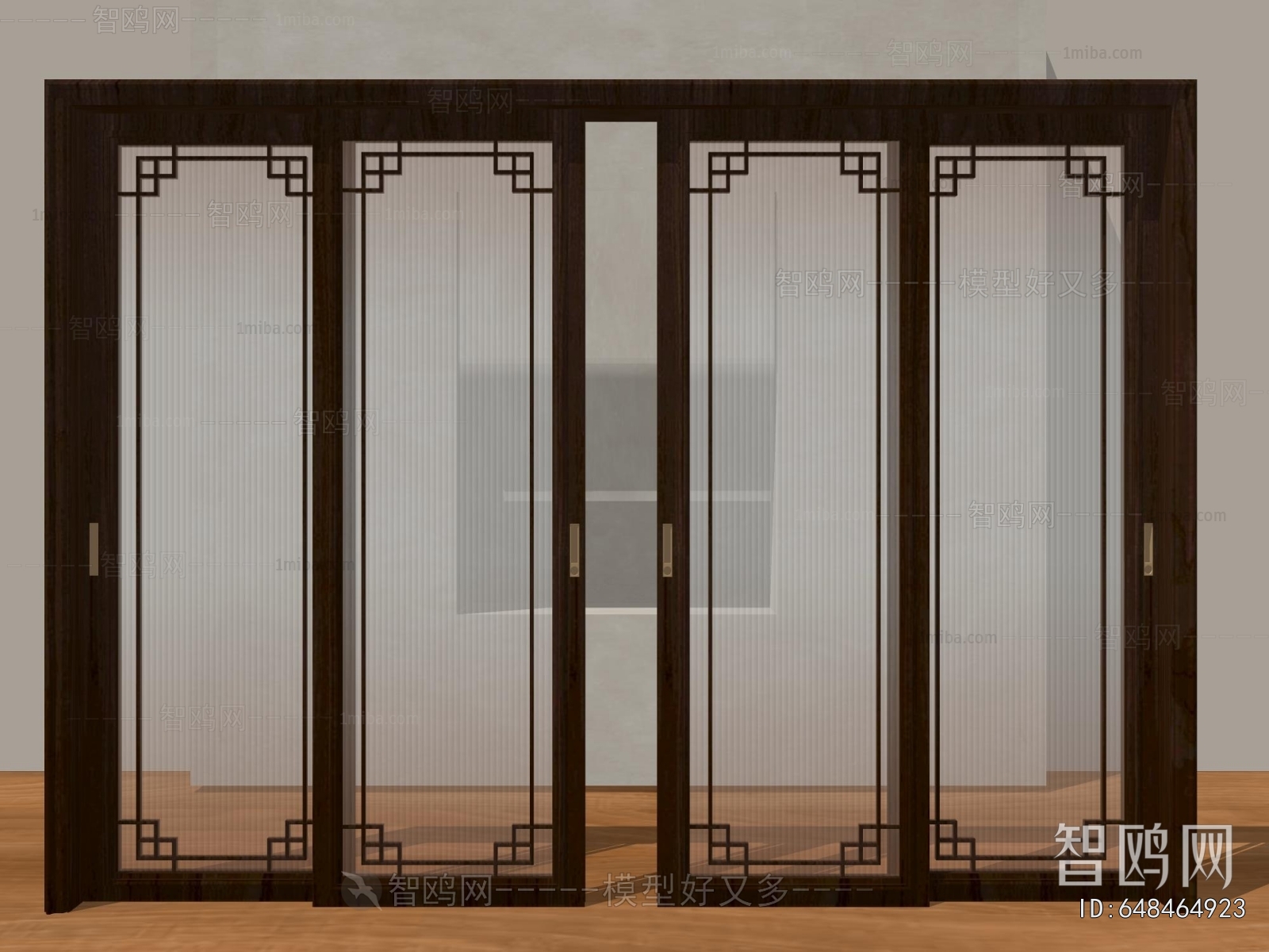 New Chinese Style Sliding Door