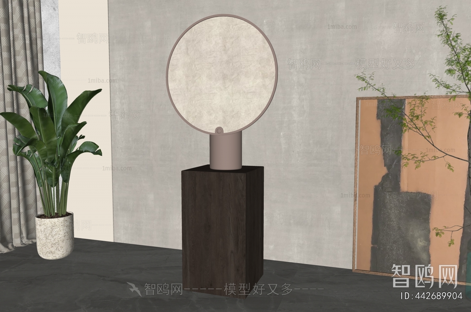 Wabi-sabi Style Table Lamp