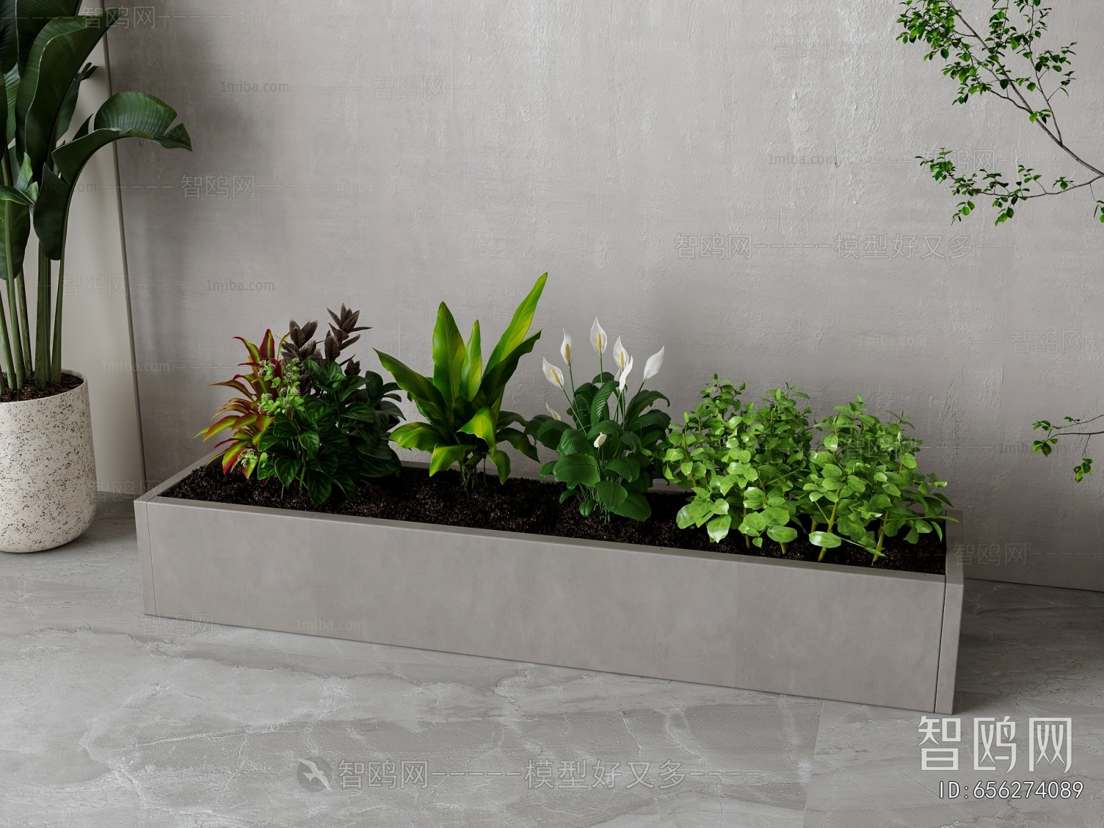 Modern Flower Bed, Flower Bowl, Flower Box