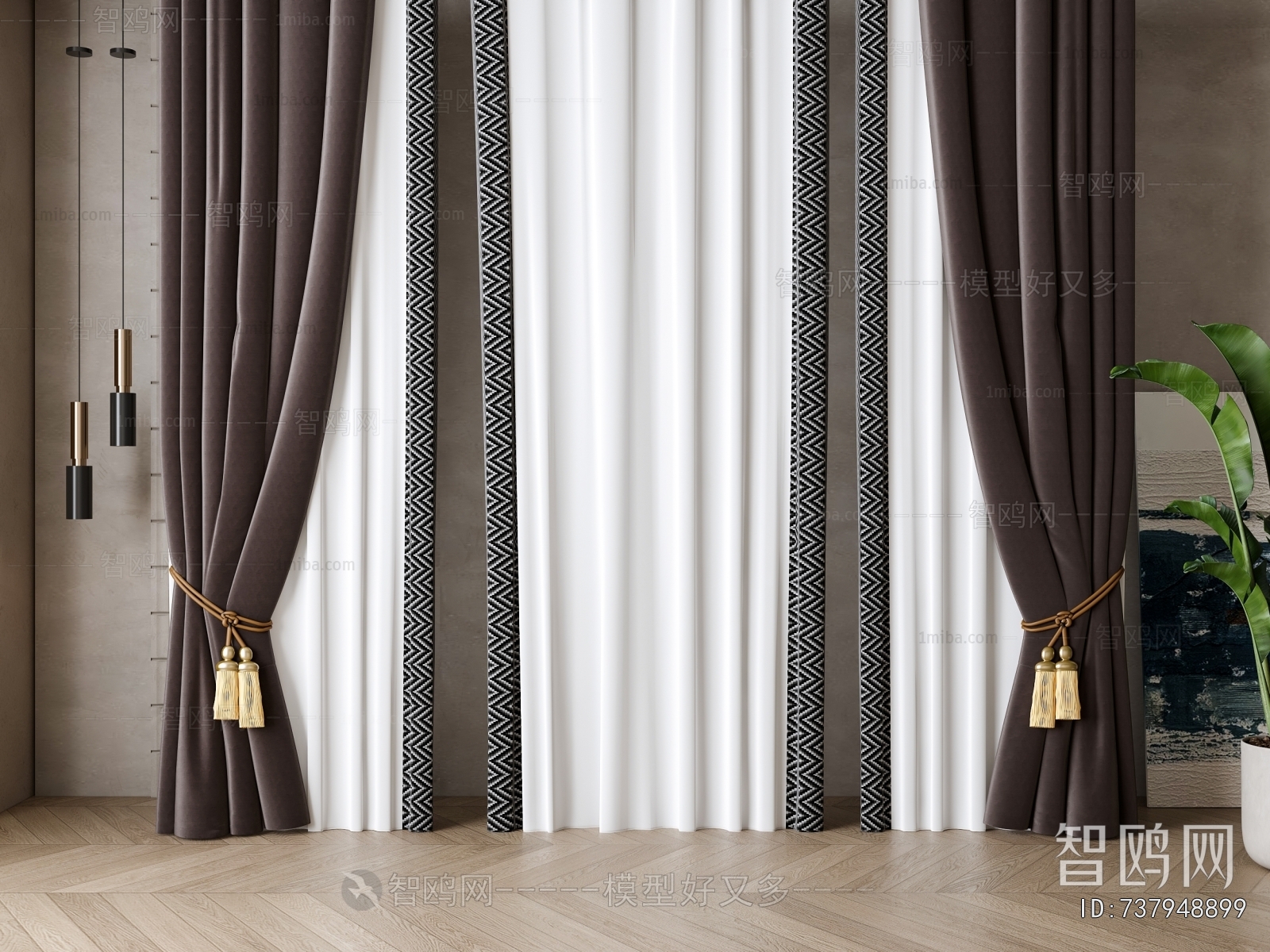 New Chinese Style The Curtain