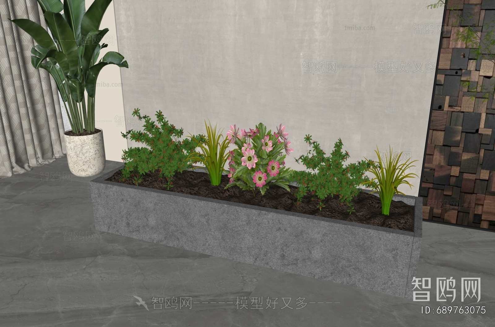 Modern Flower Bed, Flower Bowl, Flower Box