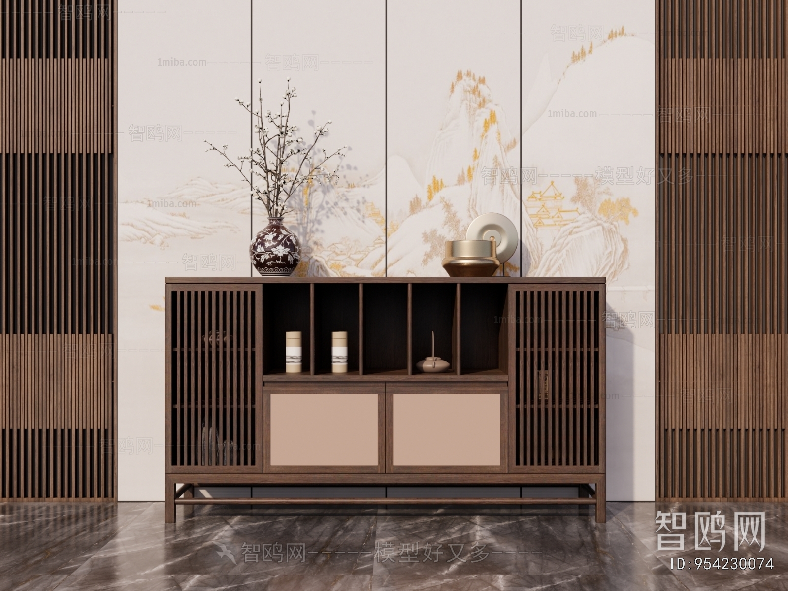 New Chinese Style Side Cabinet/Entrance Cabinet