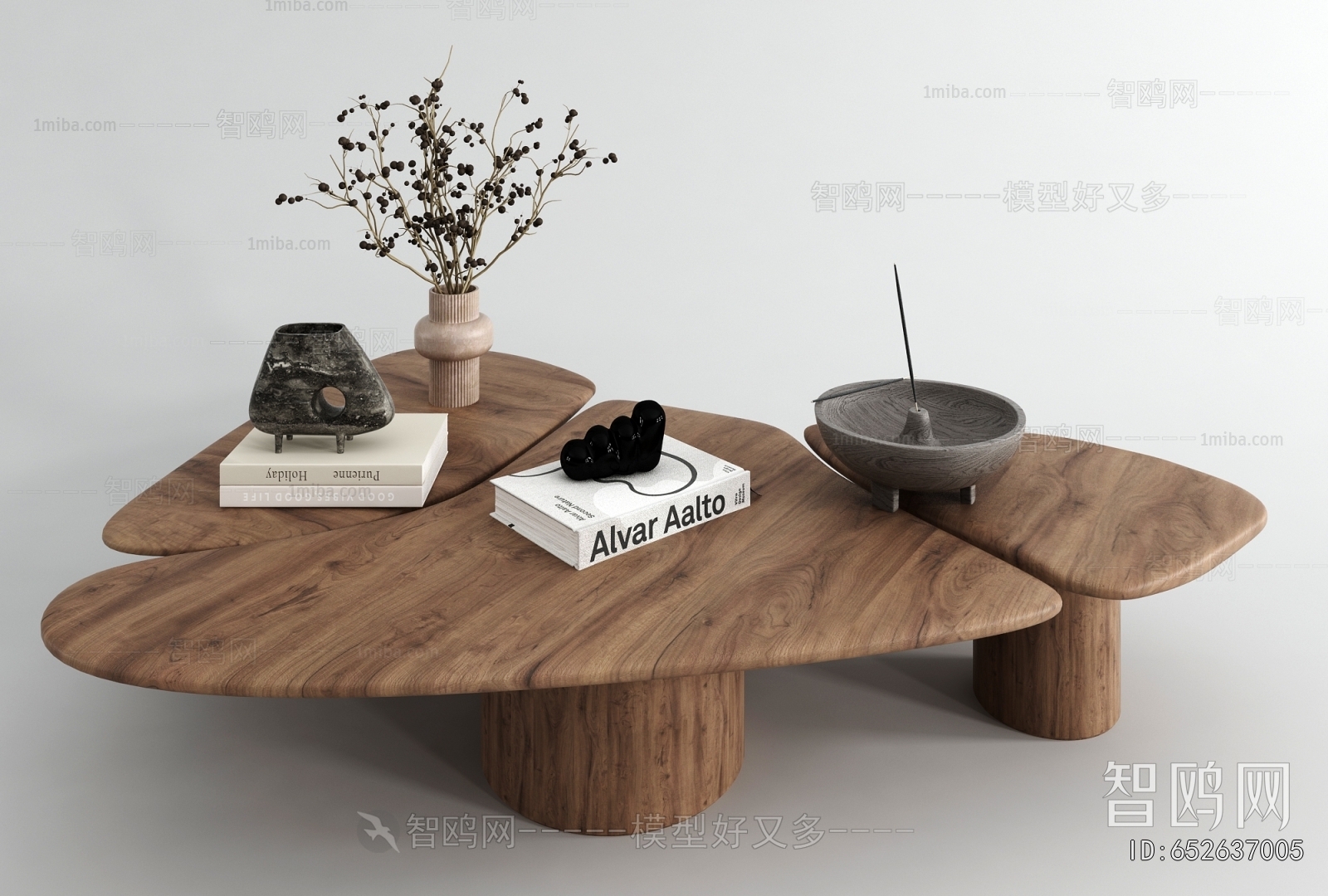 Wabi-sabi Style Coffee Table