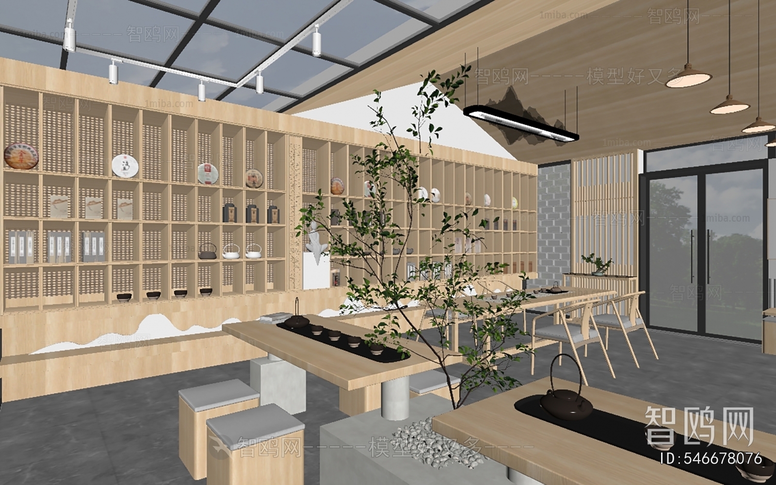 New Chinese Style Tea Shop