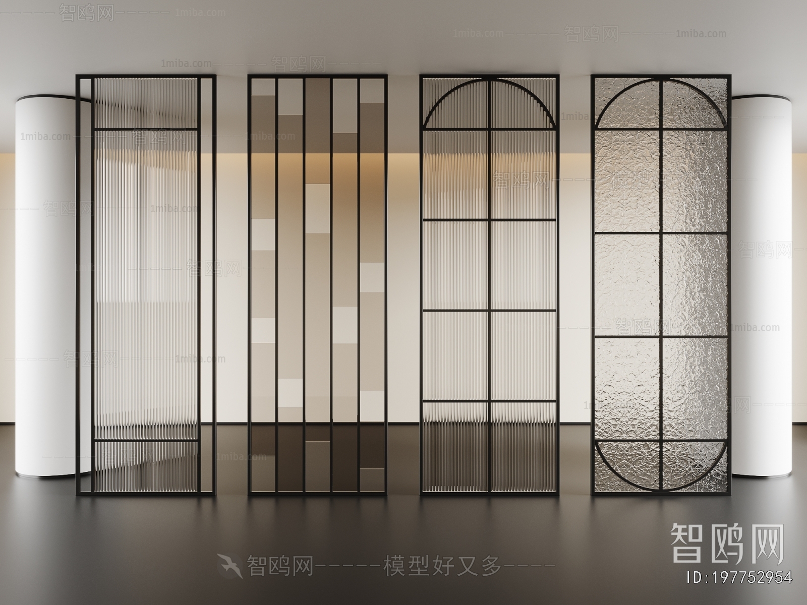 Modern Glass Screen Partition