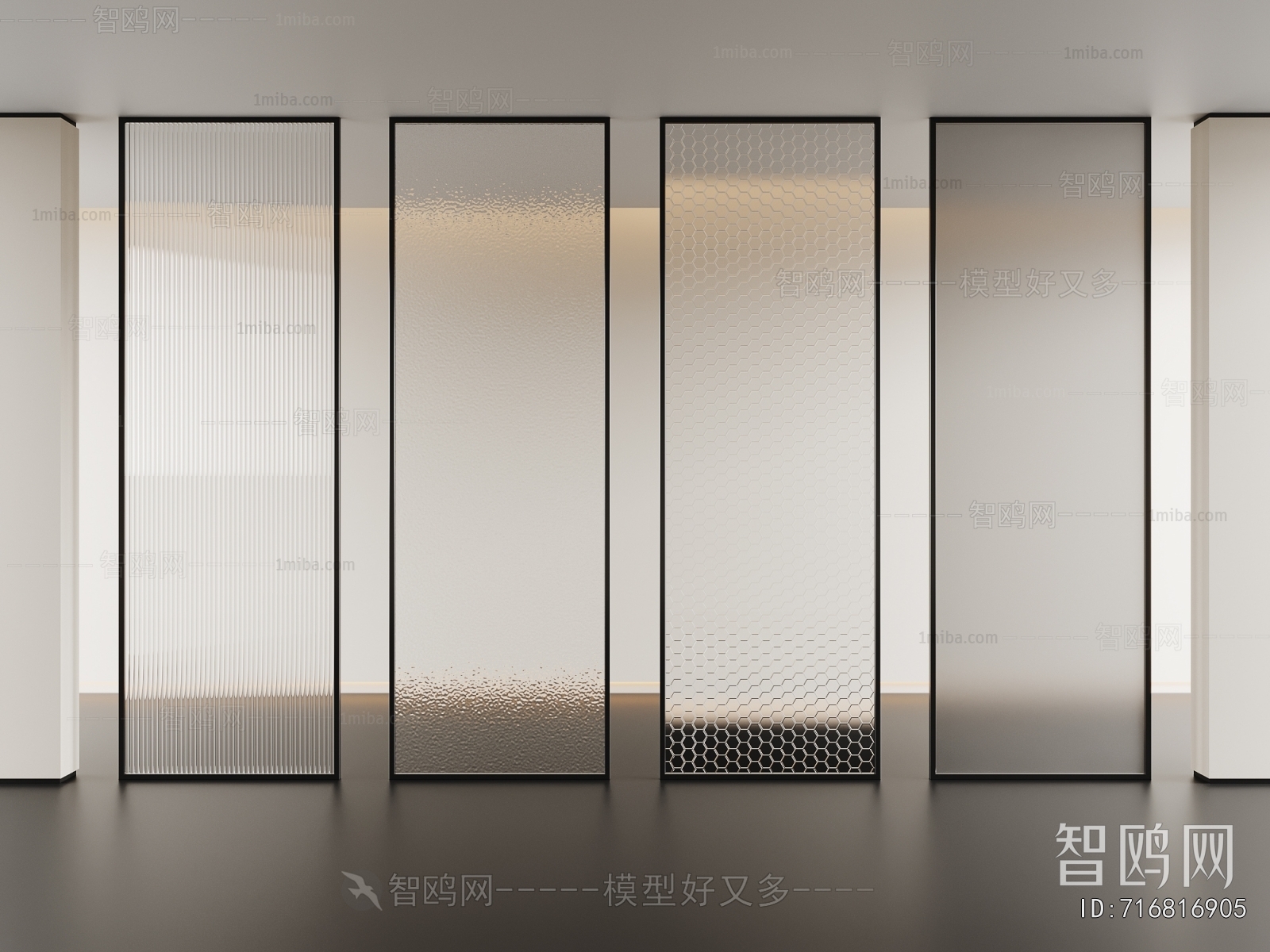 Modern Glass Screen Partition