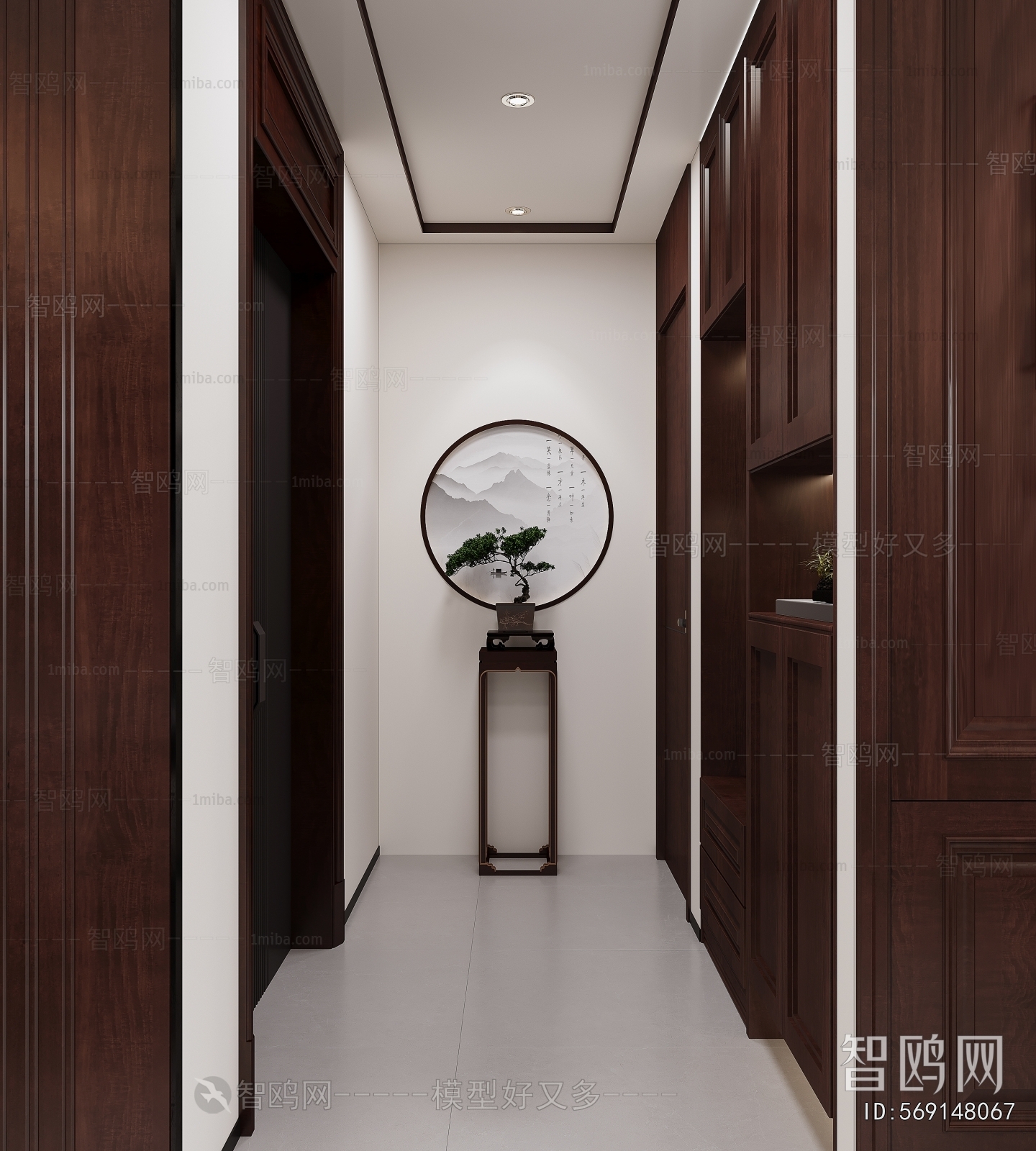 New Chinese Style Hallway