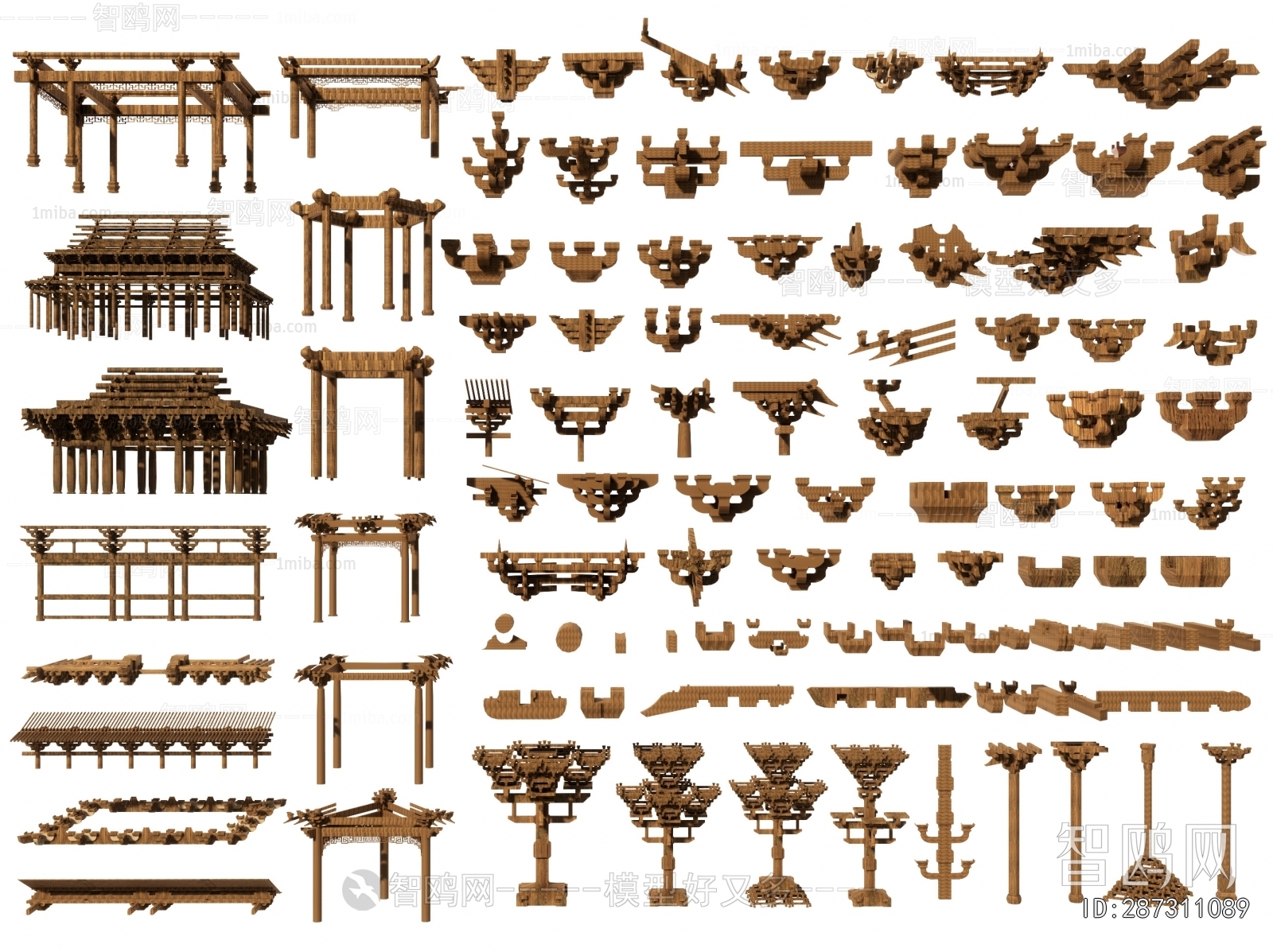 Chinese Style Building Component