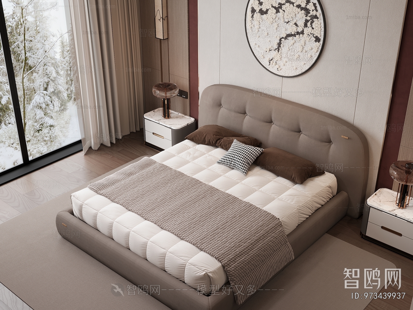 Modern Double Bed