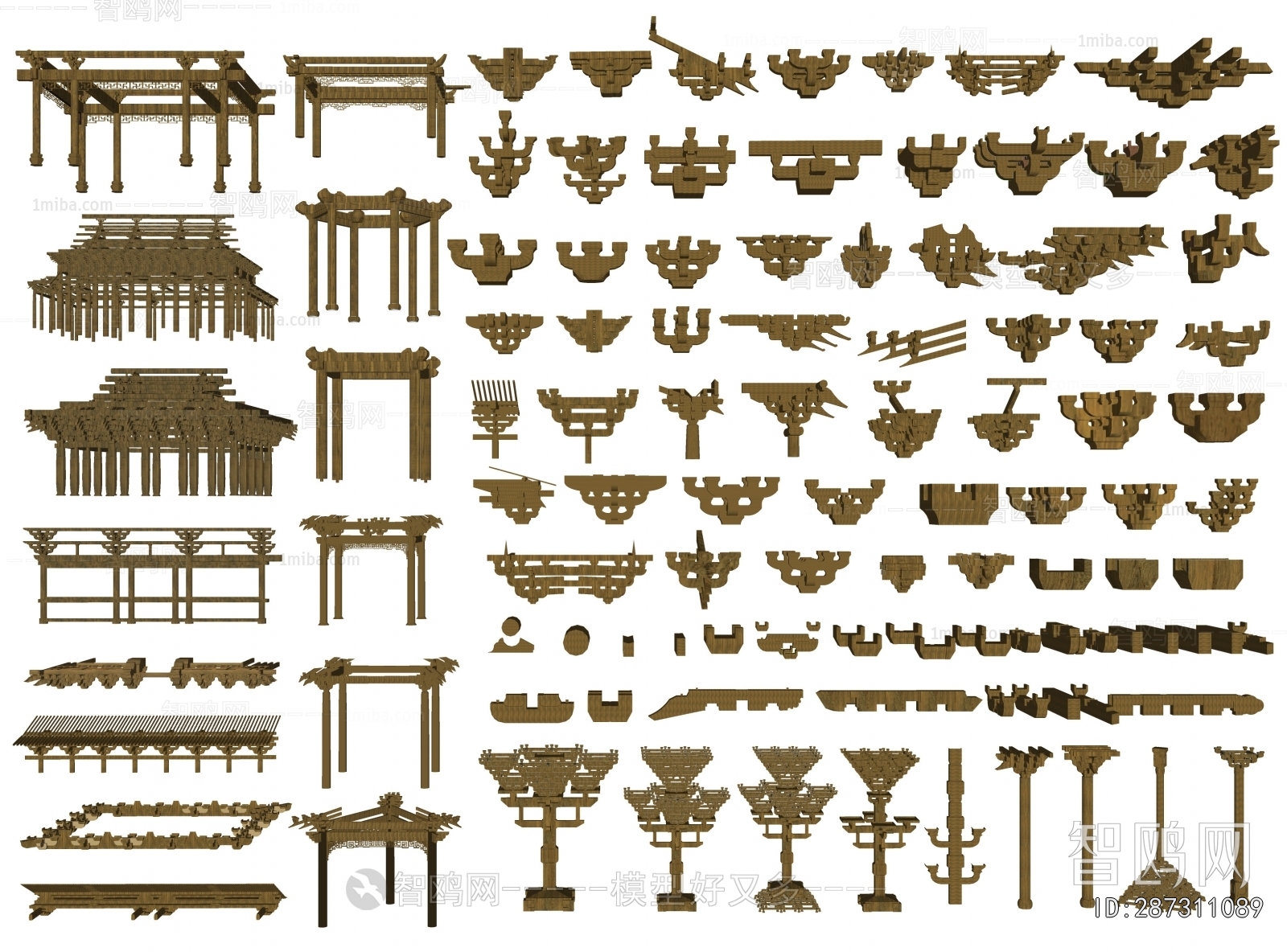 Chinese Style Building Component