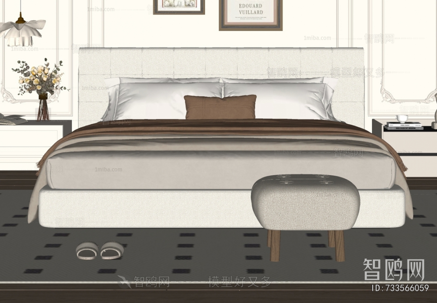 French Style Double Bed