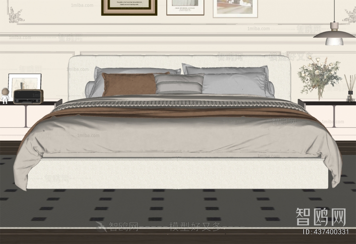 French Style Double Bed