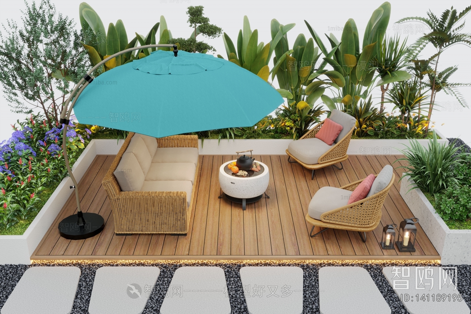 Modern Outdoor Sofa