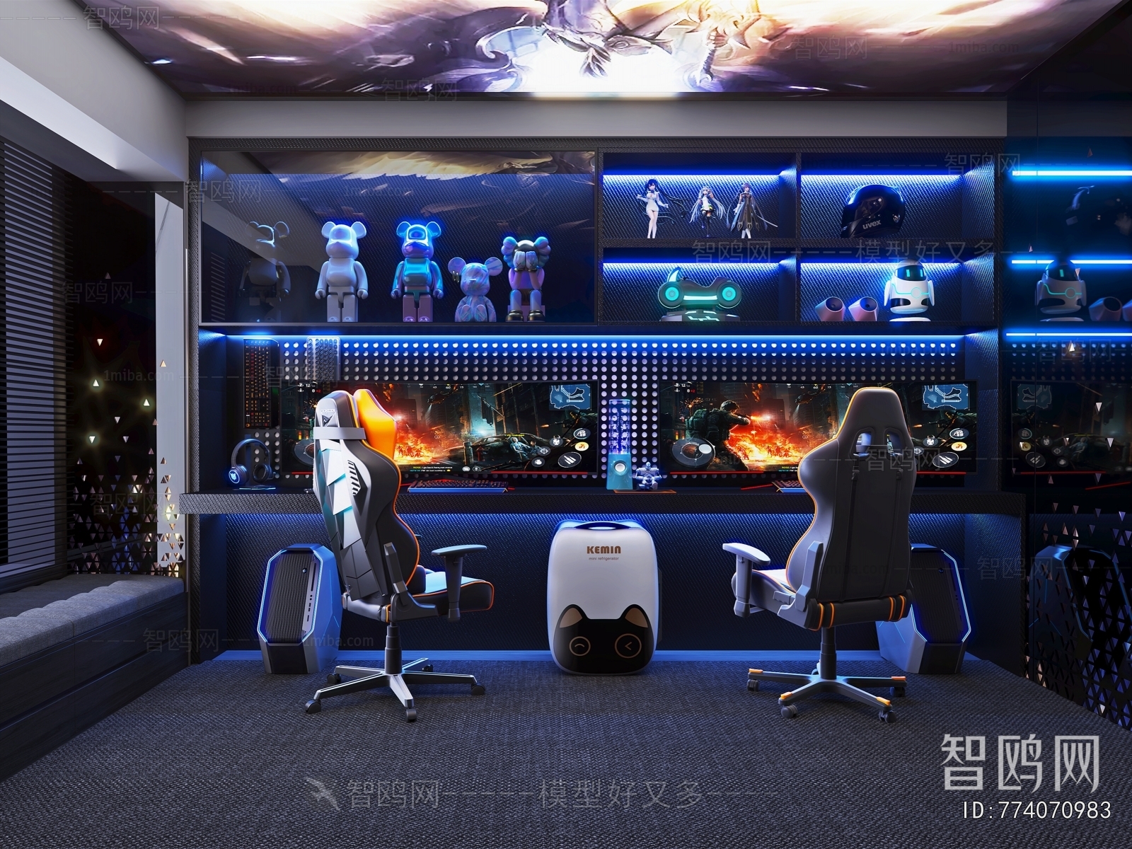 Modern E-sports Room