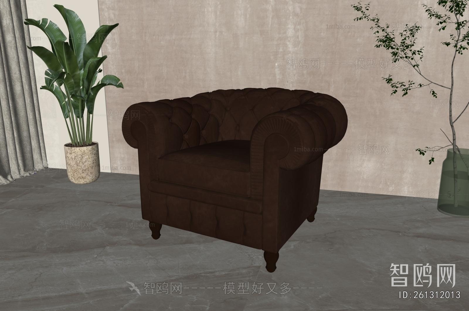 American Style Single Sofa