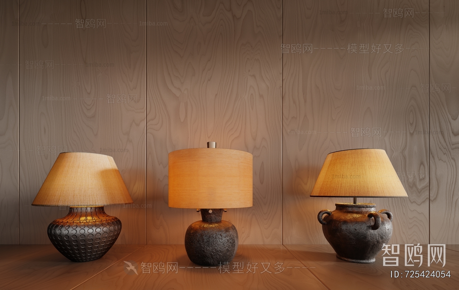 Wabi-sabi Style Table Lamp