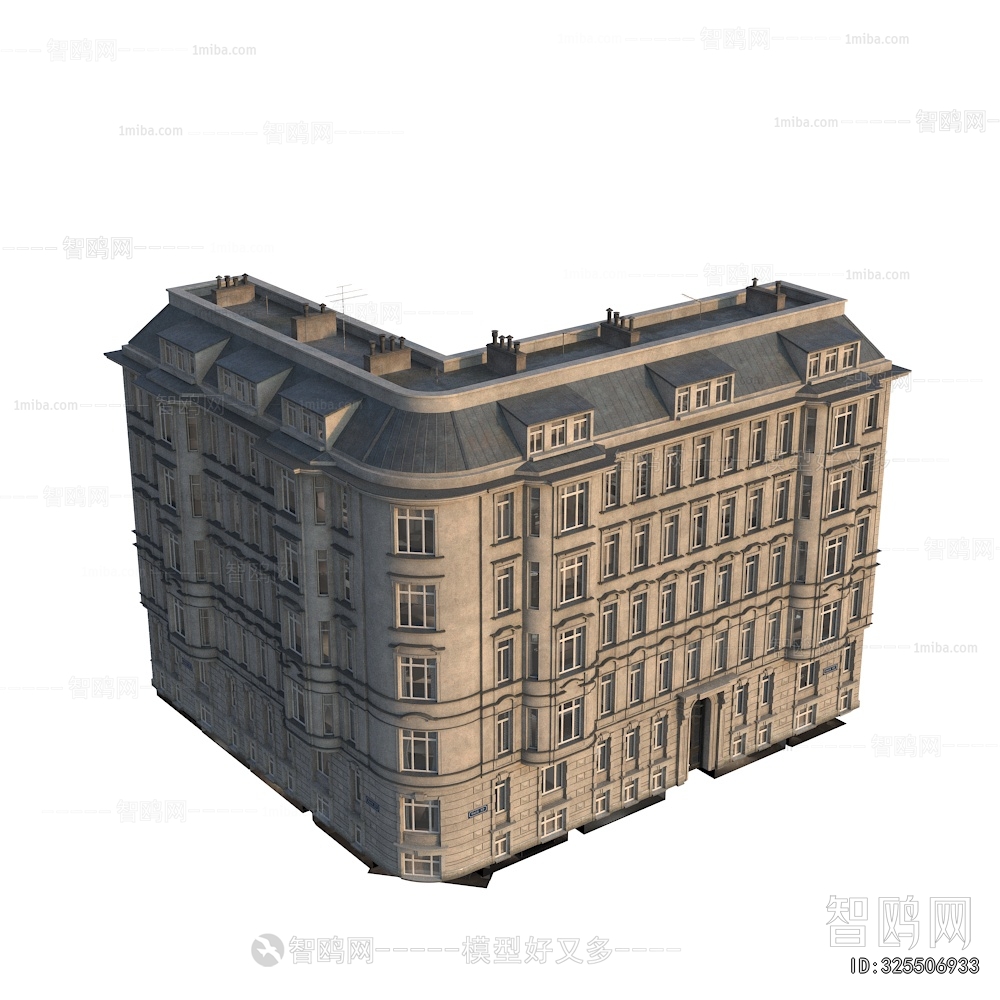 European Style Retro Style Building Appearance