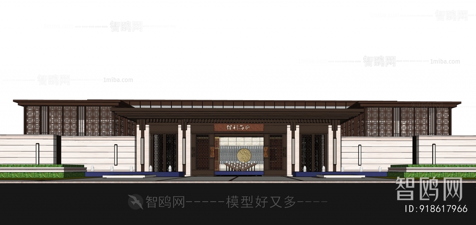 New Chinese Style Facade Element