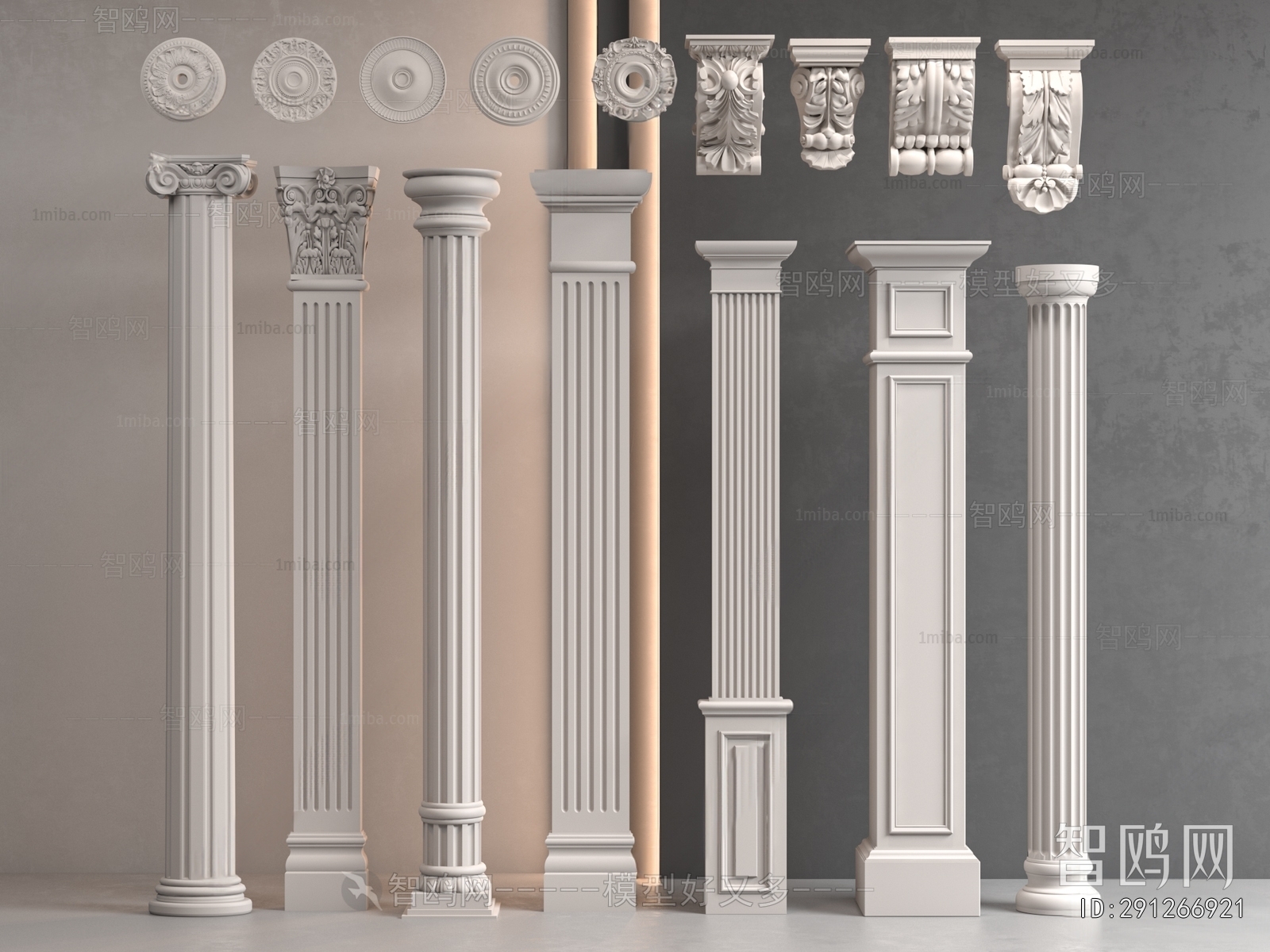 Simple European Style Column