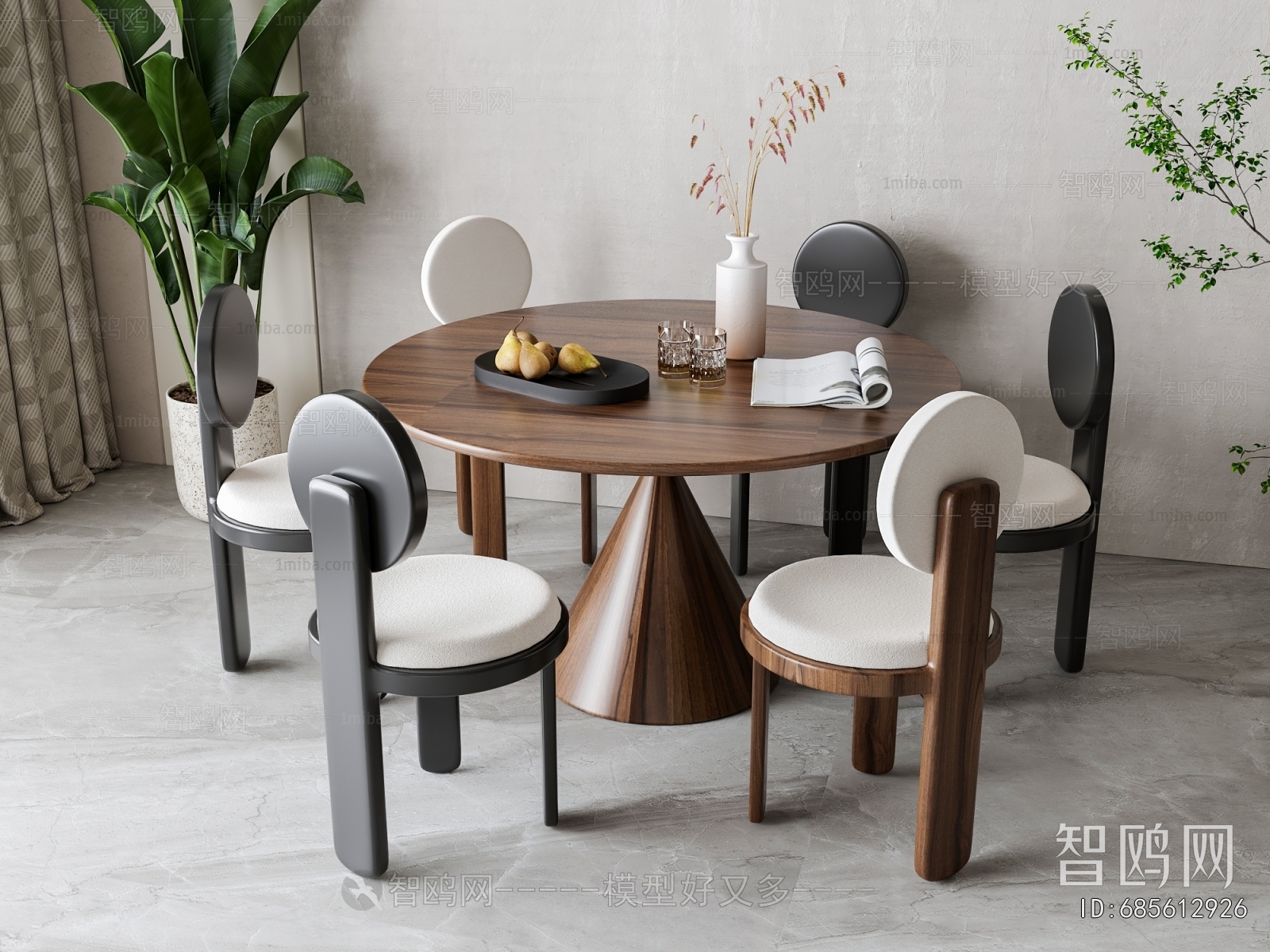 Nordic Style Dining Table And Chairs