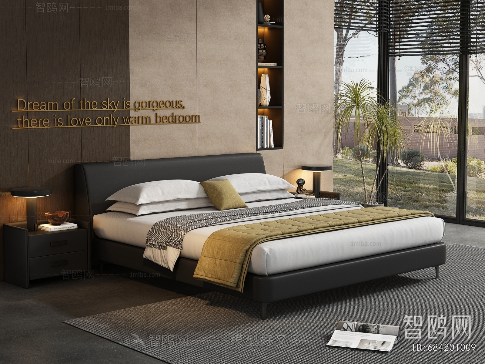 Modern Double Bed